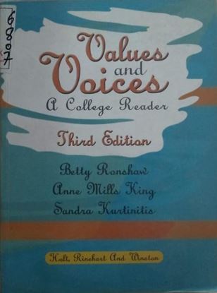 Picture of Values And Voices a College Reader