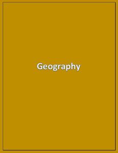 Picture for category Geography