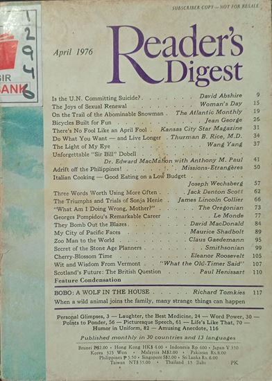 Picture of Reader's Digest April 1979